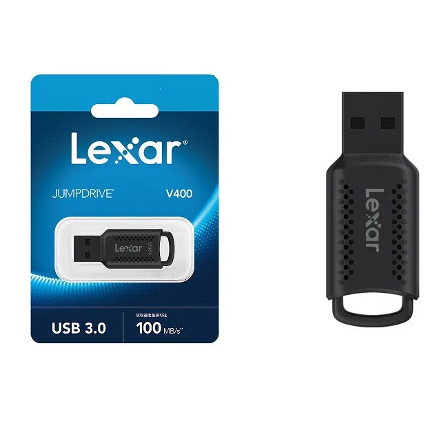Clé USB 3.0 LEXAR 64 GB JUMPDRIVE V400 3.0 64 GB/Neuf Scellé sous blister  - Photo 4/4