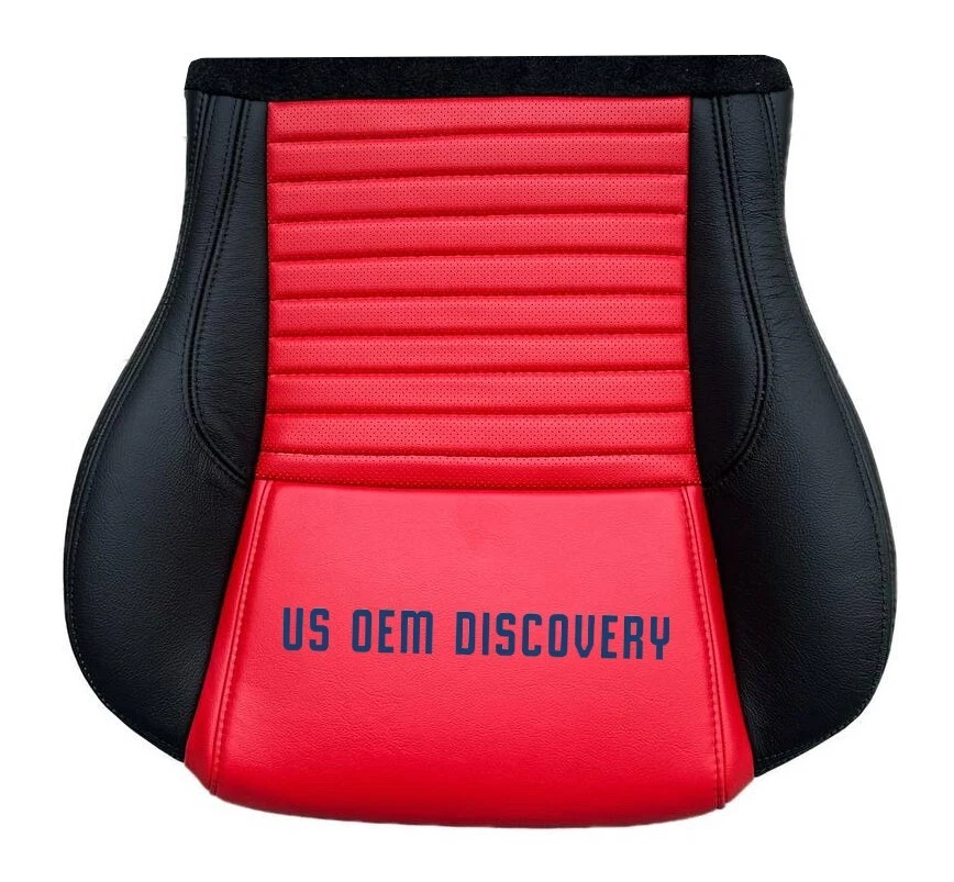 2002 Ford Thunderbird Capa de Assento de Vinil Perf Inferior Esquerda e Direita 2 Tons Vermelha - Imagem 4 de 4