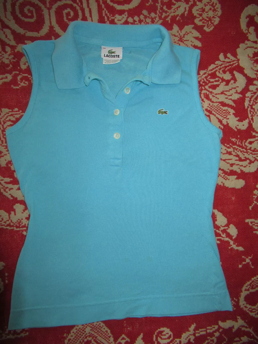 Lacoste top sleeveless polo