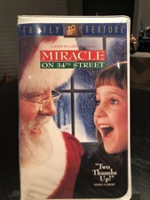 Miracle on 34th Street (VHS 1995) Remake Christmas XMAS Clamshell RARE HTF NM