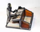 VINTAGE Business CARD Holder METAL SCULPTURE for REAL ESTATE Person BROKER AGENT — photo 3