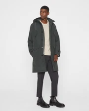 NWT Club Monaco Padded Parka Manteaux Jacket in Green Sz L-$498