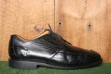 DR. MARTENS 'Nappa' Black Leather Square Toe Wingtip Brogues UK 9  US 10