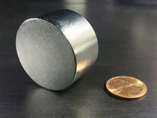 One (1) Large Neodymium N52 Cylinder Magnet Super Strong Rare Earth 36mm Disc