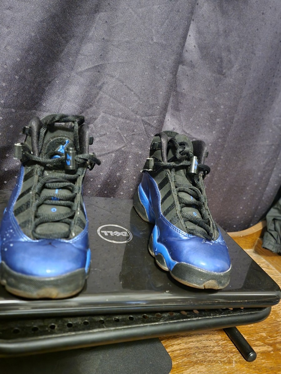 Nike Air Jordan Rings Foamposite 2010 Black Royal RARE 🔥 323419
