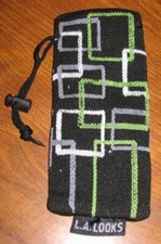 MP3 Player Tote Holder Case by LA Looks Geometric Design NEW