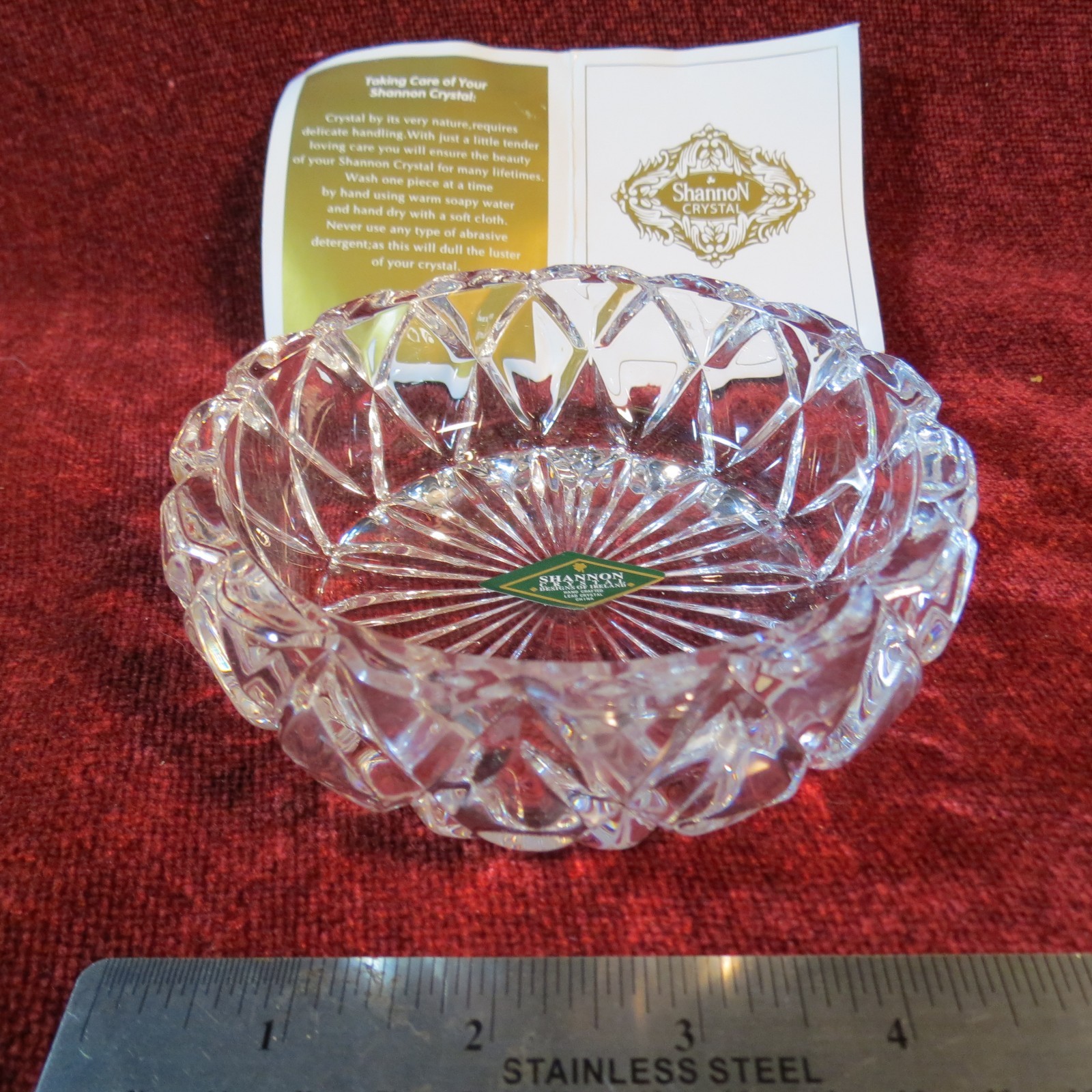 Shannon Crystal Candy Candy Nut Bowl Dish 5" eBay