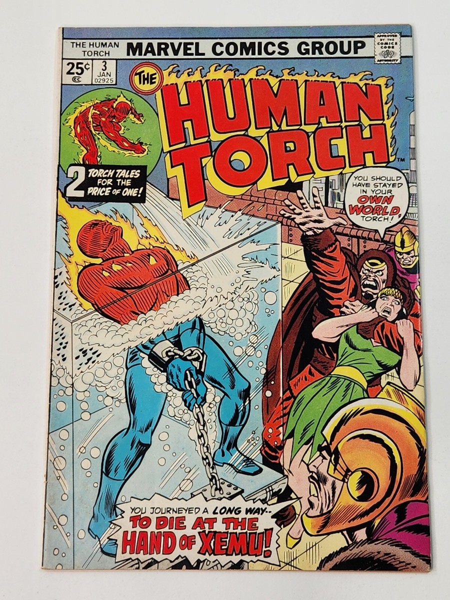 The Human Torch 3 Marvel Comics Stan Lee Jack Kirby Larry Lieber