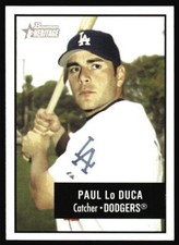 2003 Bowman Heritage Paul Lo Duca #88 Los Angeles Dodgers