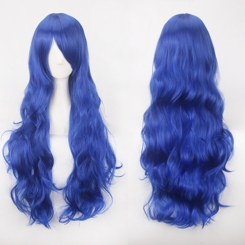 Fashion 80cm Cosplay Costume Long Full Hair Wavy Curly Wig Wigs Women Girls AU - Picture 16 of 61