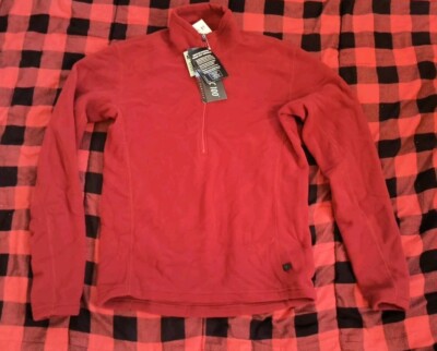 REI polartec 100 base layer Mens Small NWT Mts Performance Underwear Cavern Red