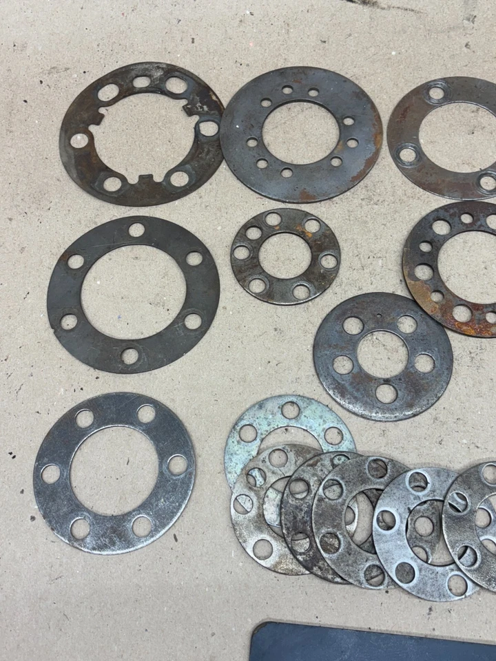 GRANDE LOTE DE CALÇOS FLEXPLATE CALÇO REFORÇO ESPAÇADOR ARRUELA FORD CHEVY DODGE O - Imagem 2 de 4