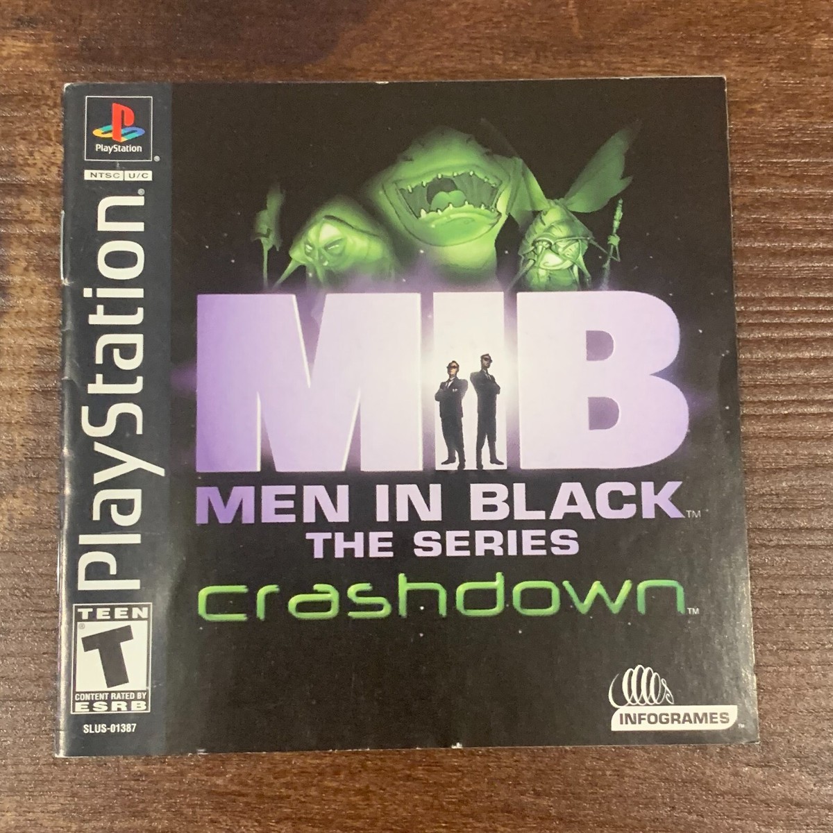 MIB Men Black Series Crashdown PS1 Playstation 1 PS One