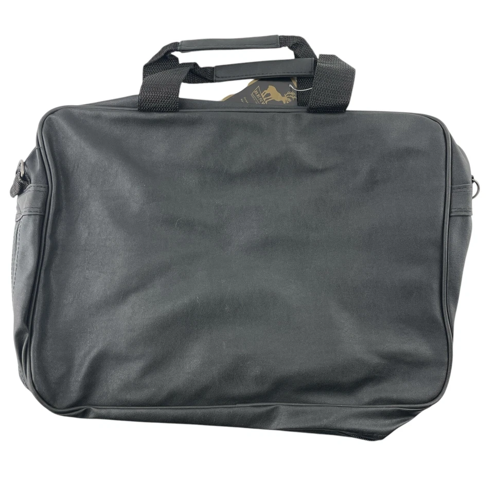 Bolso de hombro Renwick negro brillante 15x12x3 pulgadas Foto 4 de 4
