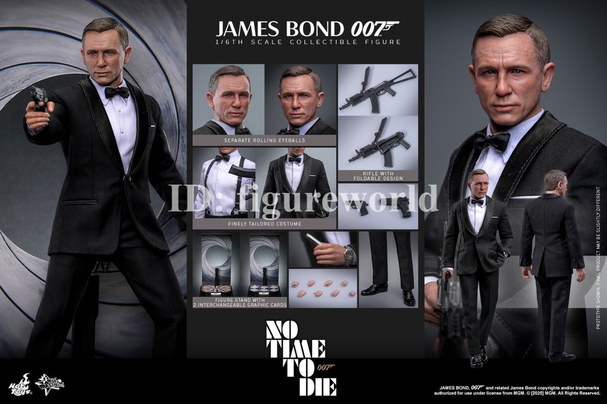 その他 Hot Toys James Bond No Time To Die 1/6 Hot Toys MMS803 1/6 No Time To Die James Bond Collectible Action