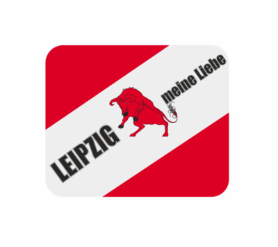 Mousepad Fahne Flagge Leipzig meine Liebe Mauspad