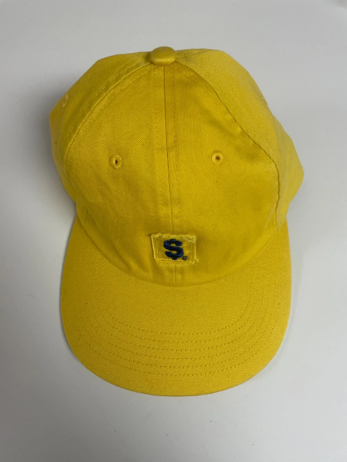 Chapeau Supreme Dollar $ Patch 6 panneaux jaune SS23 neuf OS