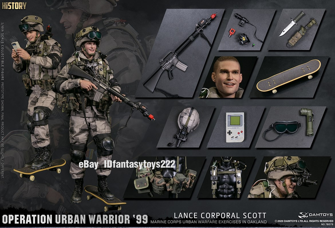 ミリタリー DAMTOYS OPERATION URBAN WARRIOR '99 1/6 DAMTOYS 78079 Operation Urban Warrior 99 Lance Corporal Scott