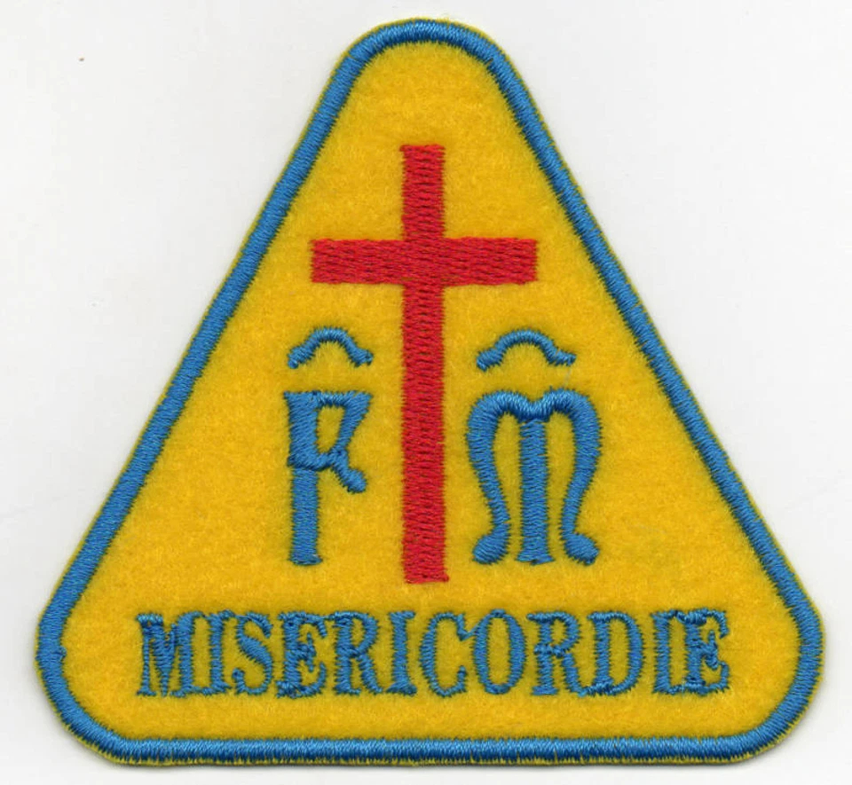 PATCH RICAMO TOPPA MISERICORDIA MISERICORDIE AMBULANZA LOGO TUTA DIVISA