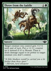 Throw from the Saddle 185 Outlaws of Thunder Junction - MTG Common