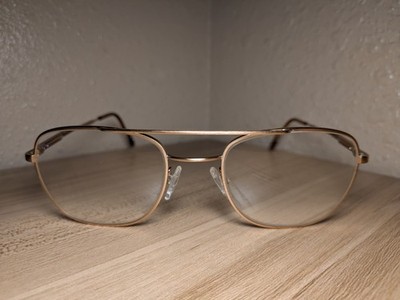 Randolph Engineering Sunglasses Frames RE FGN Brushed Gold Mil Aviator 52-20-140