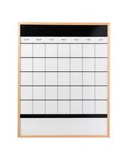Block Monthly Calendar 20"x16"