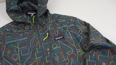 New Patagonia Houdini Rain Windbreaker Jacket Mens L Lose Yourself