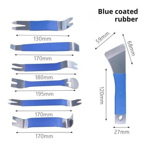 Set di attrezzi per rimozione bordi in plastica per autoradio pannello cruscotto fissaggio porta U3D0 - Foto 9 di 9