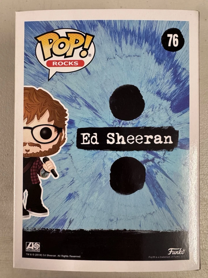 Ed Sheeran 76 ~ Vinilo Funko Pop ~ Rocas / Música ~ CASI COMO NUEVO + PROTECTOR GRATUITO Foto 4 de 4
