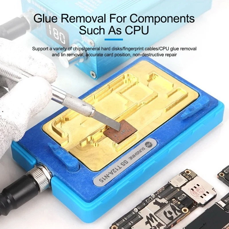 PreHeater Platform iPhone Motherboard 15 Series 4in1 Sunshine SS-T12A N15 UK - Image 4 of 4