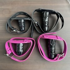 Faux Leather Mouth Gag Bondage Oral Open Mouth Harness Restraint Slave Game USA