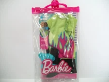 Barbie Fashion Ken Outfit Flame Shirt Pants and Sandals HBV40