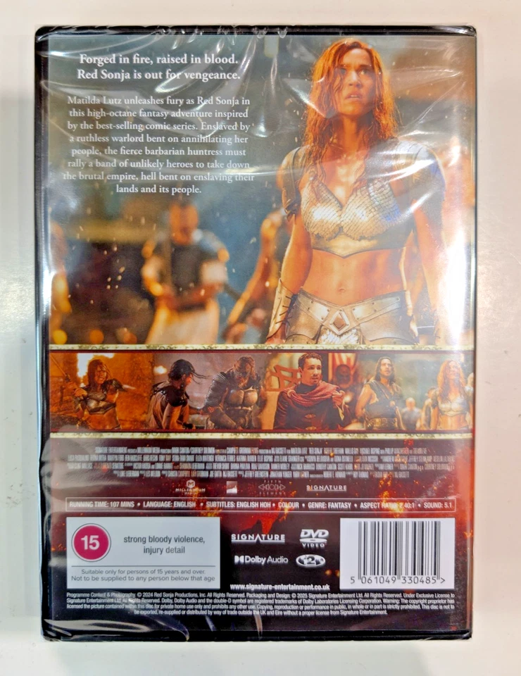 RED SONJA   BRAND NEW SEALED GENUINE UK DVD - Image 2 of 2