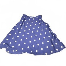 Vintage Blue Polka Dot Women's Skirt