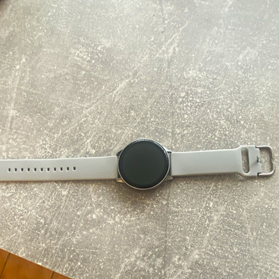 I'm Watch X6 Smart Watch 44 mm Android Smartwatch rund, weißes Silikonarmband