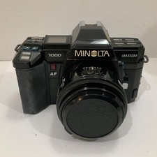 MINOLTA 7000 MAXXUM 35mm SLR Film Camera  50mm Lens Untested For Parts/Repair