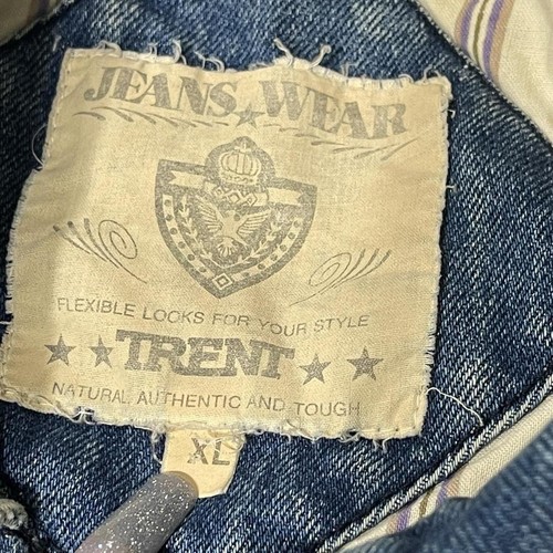 Giacca di jeans uomo vintage distrutta - Foto 3 di 7