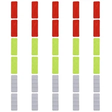 PATIKIL Reflective Stickers, 30 Pack Night High Visibility Multicolor 