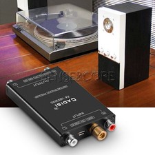 LP Vinyl Record Player Turntable RIAA Preamp Mini MM MC Phono Stage Preamp-