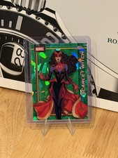 2026 Topps Chrome Sapphire Marvel Scarlet Witch #145 Green Sapphire /99 🔥