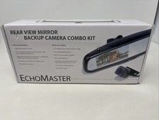 Echomaster - 4.3rear-view Mirror Monitor And Back-up Camera Kit - Black