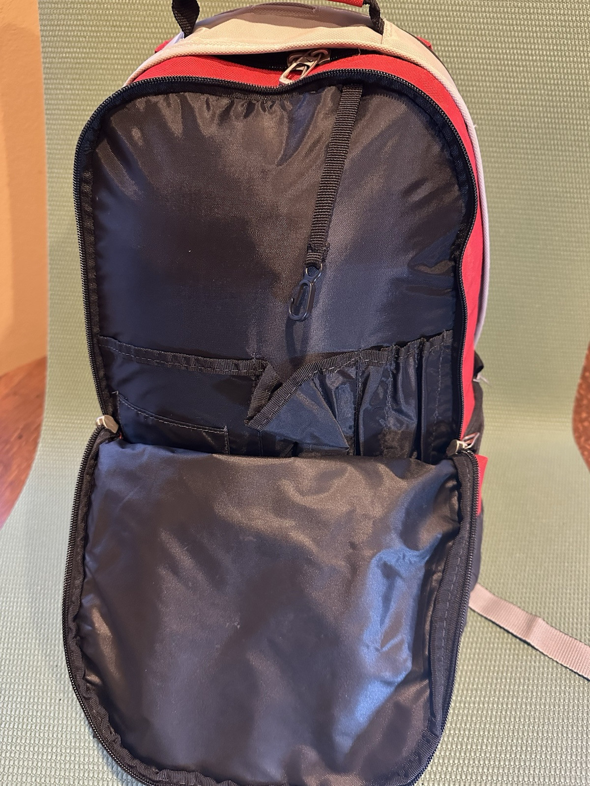 NIKE BACKPACK - RED-BLACK-GRAY - image 7