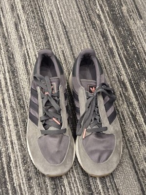 Adidas  Forest Grove Running Walking Shoes EE5846 Gray Suede Women's Size 8