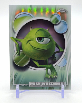 Topps Chrome Disney 2026 Pixar The Monsters AG Mike Wazowski #28 Refractor 