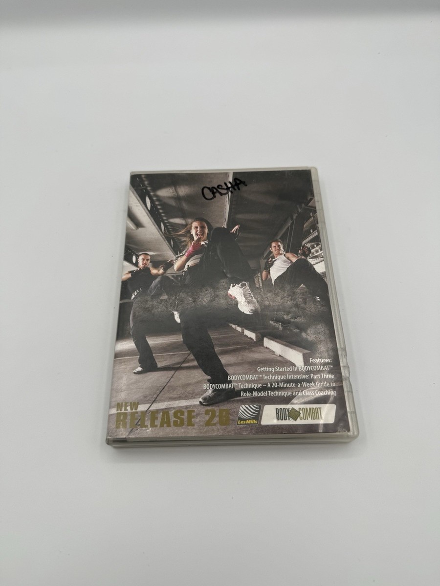 Les Mills BODYCOMBAT Body Combat 26 DVD + CD Home Fitness Cardio