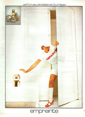 Werbung Advertising 1125 1974 Parfum Eau Toilette Empreinte Courrèges
