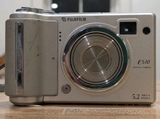 Fujifilm Finepix E Series E510 5.2MP Digital Camera - Silver 3.2 Parts Or Repair