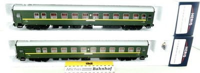 Heris 17077 Nord Korea Weitstrecken Schlaf Wagen 2-tlg Ep4 H0 1:87 neu OVP KF1 µ