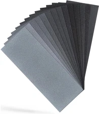 14PCS Wet Dry Sand Paper Variety Pack – Assorted for Wood & Metal NEW