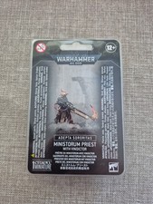 Warhammer 40k Adepta Sororitas Ministorum Priest with Vindictor New Free P P